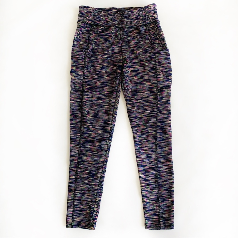Runway Multicolor Leggings with Pockets Sz L